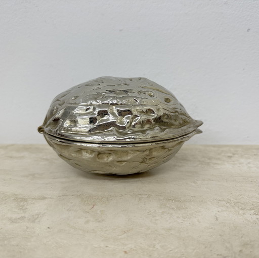 Set of 2 vintage ovoid glass table lamps, 1970