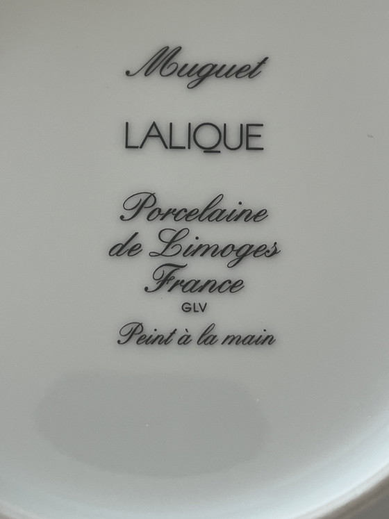 Image 1 of LALIQUE servies Muquet Blue