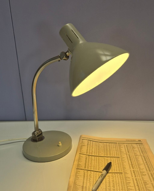 Vintage Mid-Century Bureaulamp Hala 31 – bureaulampen, Aluminium, Chrome
