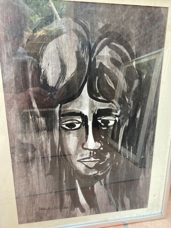 Image 1 of Manfred Kütz engraving, 1970s