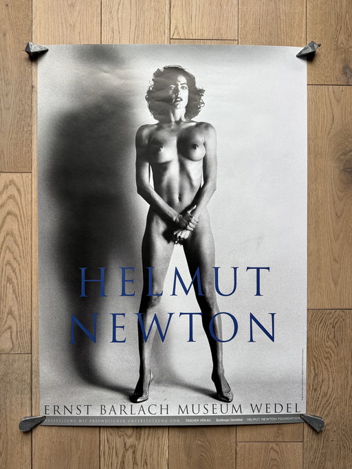 Helmut Newton Original exhibition poster Starck Memphis Togo Loft