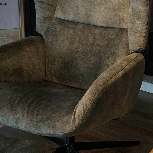 In.House Camora fauteuil met poef