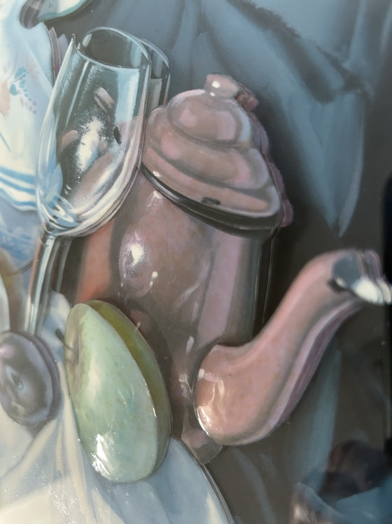 3D Relief Artwork (French Art) - Still Life By M. Garcia (1993) – Paintings & Drawings, Paper (photo 6 of 8)
