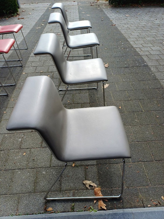 8x Bulo Tab Chair – Dining chairs, Wood, Leather (photo 3 of 17)
