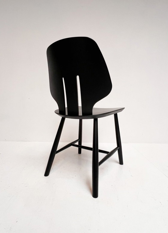 Image 1 of Set di 9 sedie Ejvind Johansson J67 per FDB Mobler, anni '70