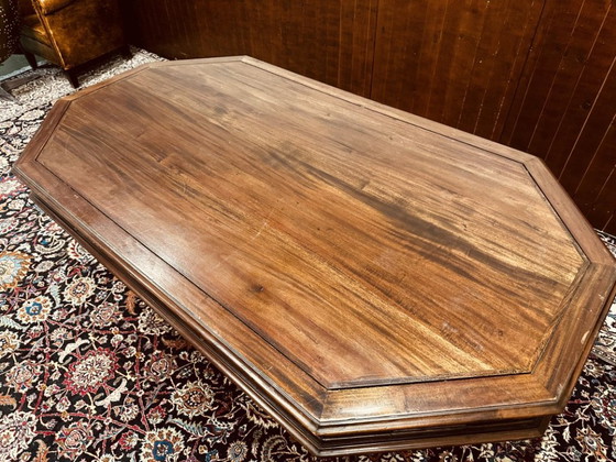 Classic English hexagonal Conference table dining table – Wood (photo 15 of 16)