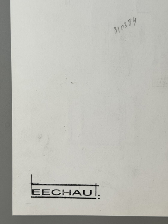 Image 1 of Eugène Eechaut (1928-2019) - 4 works, ink on paper 1982-1984