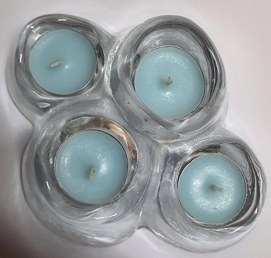 Image 1 of Iittala Arkipelago "Iceberg" candlestick – 4 tea lights – Timo Sarpaneva – Vintage Scandinavian masterpiece