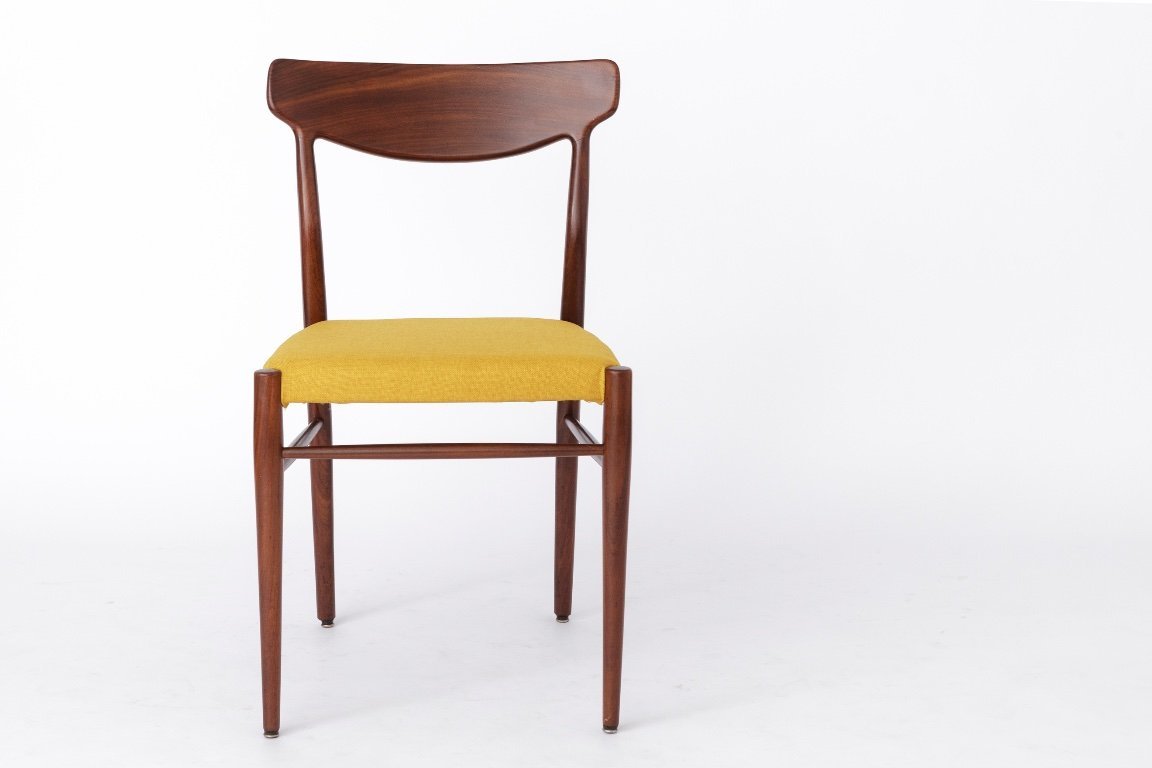 Chaise de bureau en teck du Mid Century par Lübke, Allemagne, années 1970 - Chaise de bureau vintage