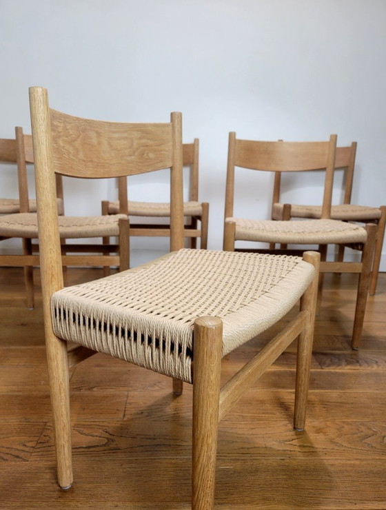 Image 1 of Set di 6 sedie CH40 di Hans J. Wegner per Carl Hansen & Søn