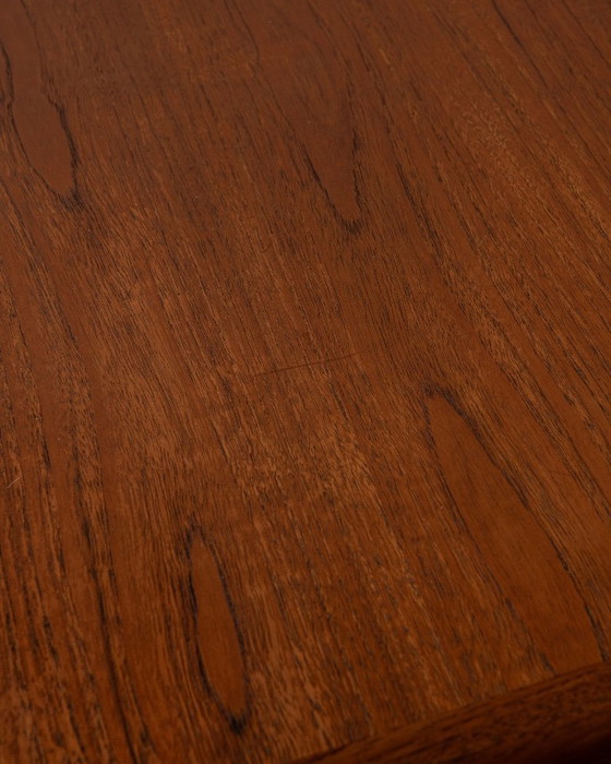 Danish Modern Teak Extendable Dining Table Attributed to Sven Ellekaer, Denmark, 1960s – Wood (photo 12 of 18)