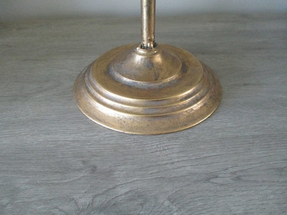 Image 1 of Cake stand, Hollywood Regency style, palm tree, bronze, 32 cm.