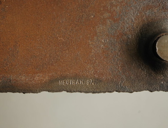Image 1 of Tavolino da caffè brutalista di Idir Mecibah, Belgio, 1997