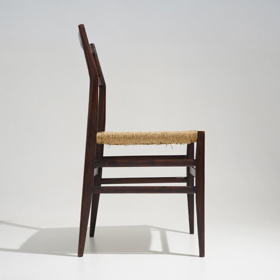 Image 1 of Sechs „Leggera“-Stühle von Gio Ponti für Cassina, 1950er Jahre