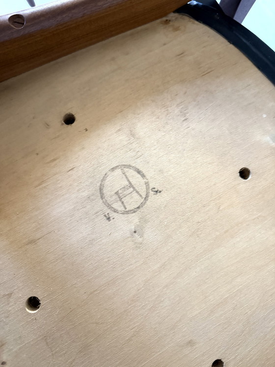 Image 1 of 8 sedie da pranzo vintage danesi, Arne Hovmand Olsen degli anni '60