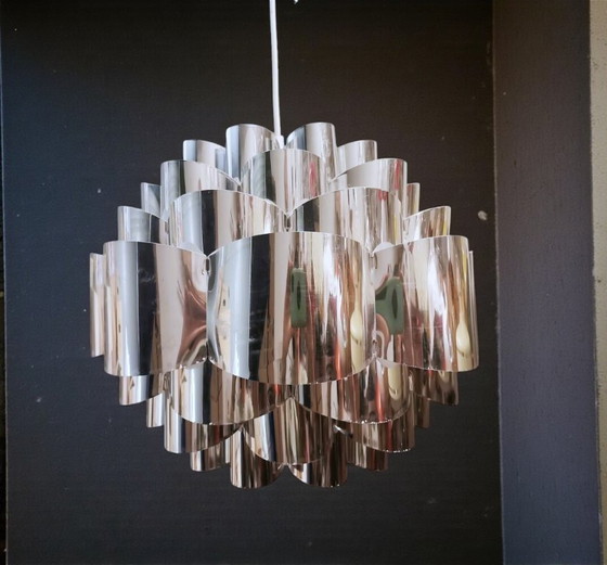 Image 1 of Lampada moderna danese in argento