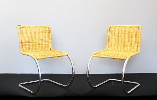 Set Of 2 Mr.10 Chairs Ludwig Mies Van Der Rohe Knoll International