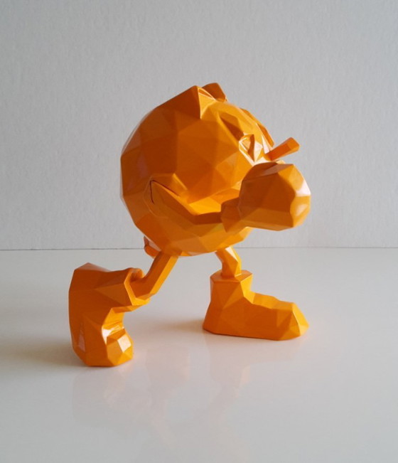 Image 1 of Richard Orlinski - Sculpture Pac-Man Orange
