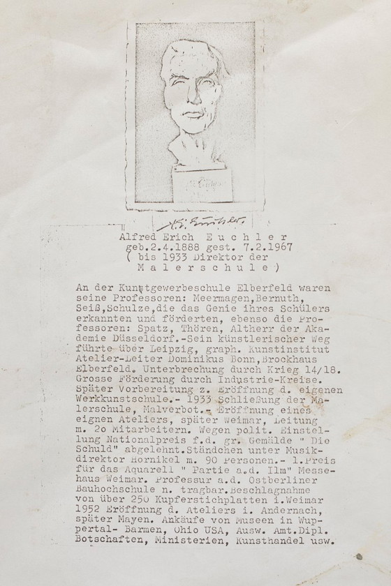 Image 1 of  Alfred Erich Euchler, Still Life, 1920s, Watercolor