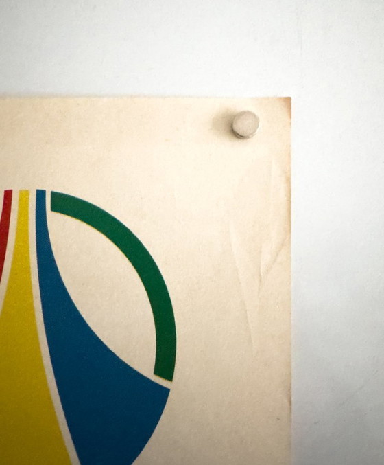 Image 1 of Campionati del Mondo di Sci Alpino Valtellina '85 – 1984 – Cartel original de Elvio Mainardi – 87 × 63 cm