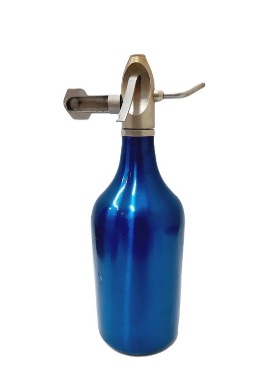 Image 1 of Vintage blue soda syphon