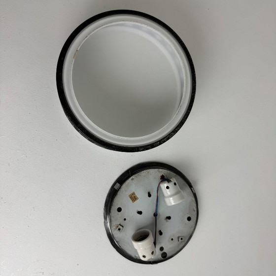 VINTAGE SPACE-AGE OPALINE « WILA » CEILING LIGHT – Glass (photo 6 of 14)