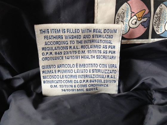 Image 1 of Moncler blue down jacket