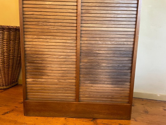 Image 1 of Rolluikkast Archiefkast Muziekkast Vintage Frans