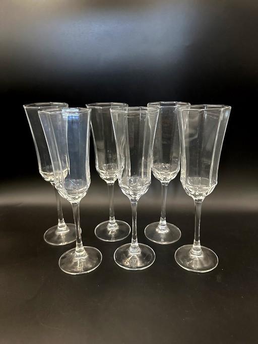 4 x Champagneglazen Luminarc Octime