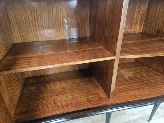 Vittorio Dassi Rosewood Credenza With Black Glass Top, Italian 1940 – Vittorio Dassi Mobili Moderni (photo 28 of 36)