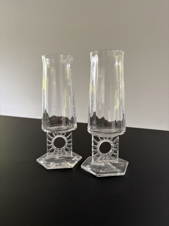 Image 1 of Vintage 1960’s Riedel champagneglazen, model Kreta