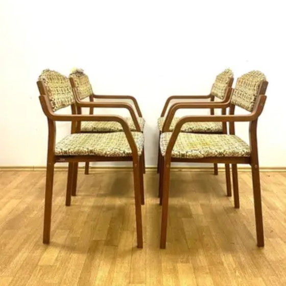 Image 1 of Retro TON Armchairs by Ludvík Volák, 1960s Czechoslovakia | Set of 4 Chairs