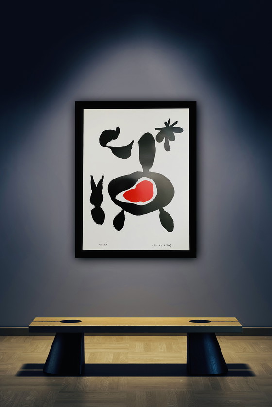 Image 1 of Joan Miro, Gesigneerd Met Registratie In Impressum Copyright 'Prolitteris Zürich, 2001'. Gesigneerd En Gedateerd In De Plaat.