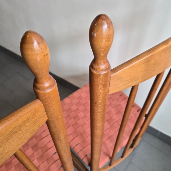 Image 1 of SET VAN 4 VINTAGE "RACINE" STOELEN UIT 1980 VOOR ROCHE-BOBOIS IN BEUKENHOUT, RETRO UIT DE JAREN 80