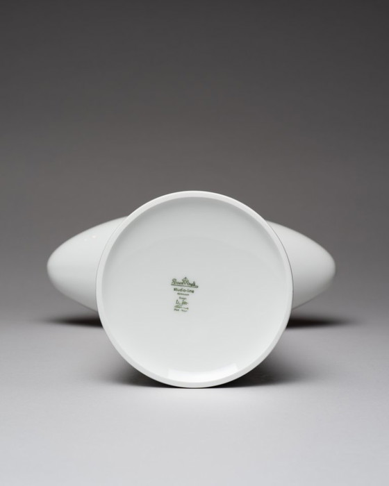 Image 1 of Duo de vases XL en porcelaine Rosenthal vintage : Michael Boehm DEBUT + Platt&Young SPIRIT