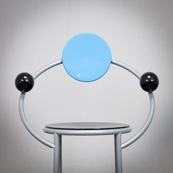 Image 1 of Een paar eerste stoelen van Michele De Lucchi voor Memphis, Milaan, Italië, 1981