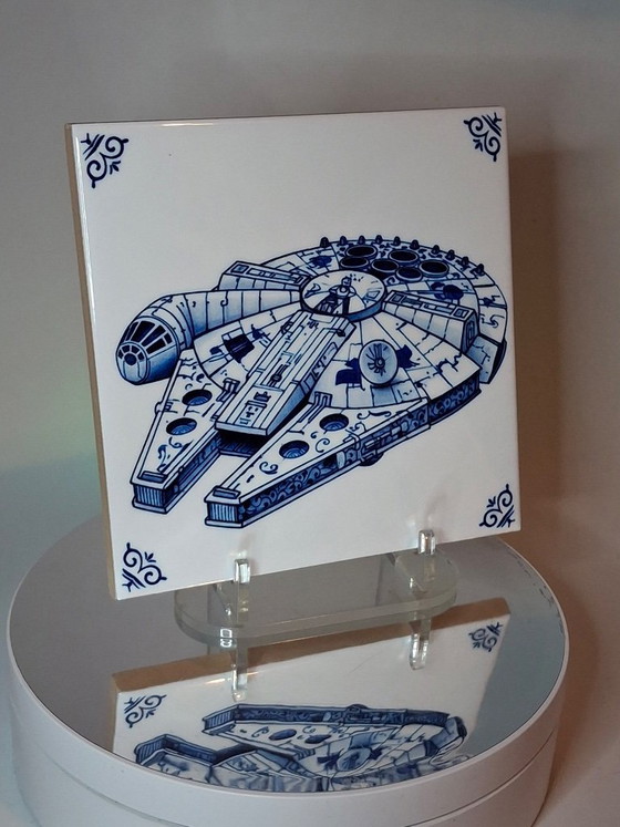 Image 1 of Decoratieve tegels 11x11 cm. 13 stuks. Star Wars.