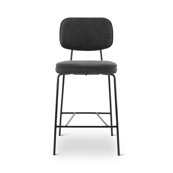 Image 1 of Chaises de comptoir anthracite, 2 pièces