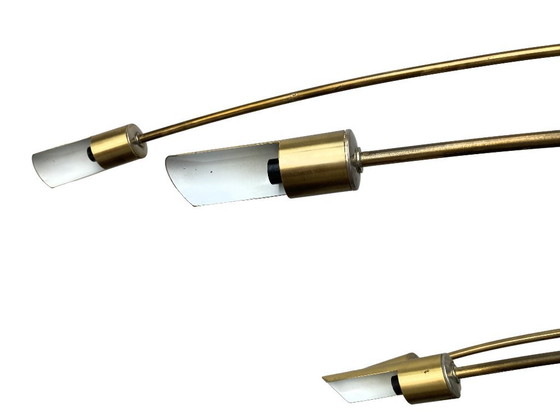 Image 1 of Grote 6-tak boog vloerlamp - Italië. 1950