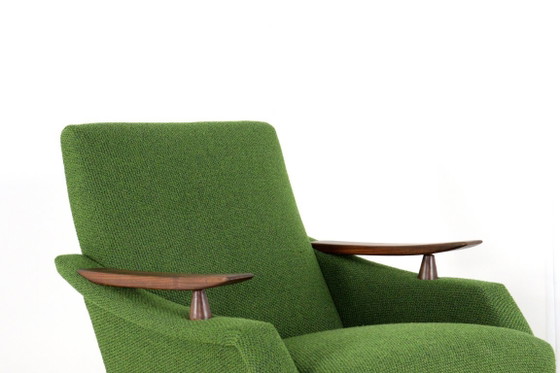 Image 1 of Vintage fauteuil stoel 'Breda' nieuw gestoffeerd