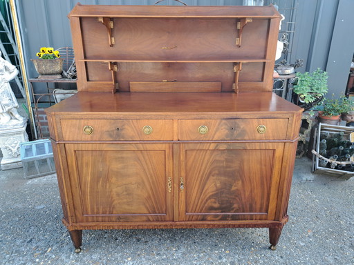 Buffet pliant hollandais ancien, buffet, console murale dim. 135x58cm et 93/144 cm de haut