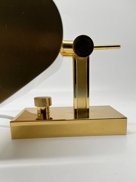 Vintage Postmodern Wall Light 1980s – Gold – Dimmable – 180° Rotatable – Metal (photo 7 of 22)