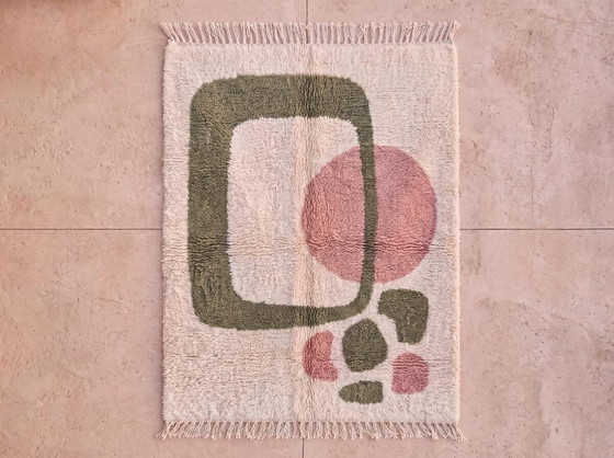 Magnificent custom-made Berber wool rug, size 1.5/2.5 m – Aime Té, Rugs & carpets (photo 3 of 8)