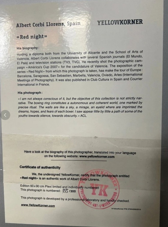 Image 1 of Photographie d’art Mohammed Ali – Albert Corbi Llorens