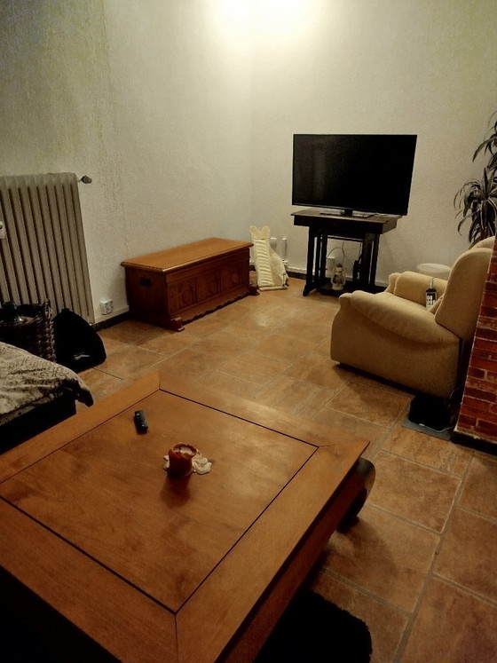 Image 1 of Jan de Bouvrie Design Opiumtisch Teak solid Aluminium“.