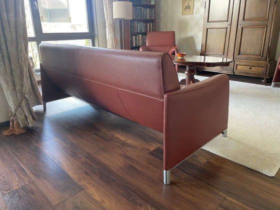 Image 1 of Ensemble canapé Leolux Felizia, canapé 3 places + 2 fauteuils