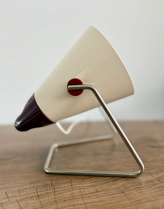 Lampada Philips Infraphil HP3603 Space Age in stile Mid-Century Modern (variante bordeaux) (photo 5 of 14)