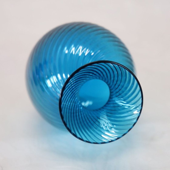 Image 1 of Small Murano Glass Vase Signed Venini 2012 with Original Label, set of 3