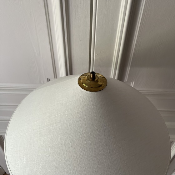 Image 1 of Vintage Scandinavian floor lamp in teak and brass, Tranås Stilarmatur, Sweden, 1960s