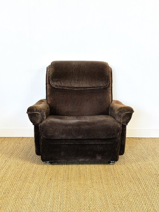 Image 1 of Ensemble de salon vintage en velours, 1960, Set de 3